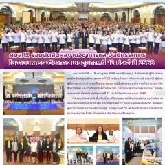 ศบส.12 ร่วมตัดสินผลงานวิชาการและจัดนิทรรศการ ในงานมหกรรมวิชาการ เขตสุขภาพที่ 12 ประจำปี 2568