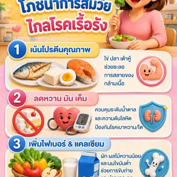 มื้อนี้เพื่อแม่ โภชนาการสมวัย ไกลโรคเรื้อรัง