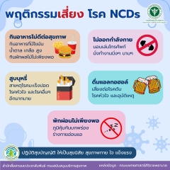 พฤติกรรมเสี่ยง โรค NCDs