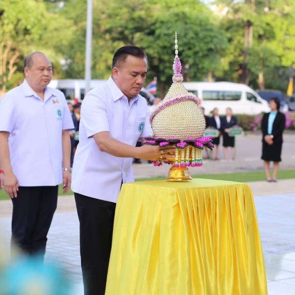 กรม สบส. ร่วมพิธีวางพานพุ่มถวายสักการะพระอนุสาวรีย์สมเด็จพระเจ้าบรมวงศ์เธอฯ และร่วมกิจกรรมวันคล้ายวันสถาปนากระทรวงสาธารณสุข ประจำปี 2567