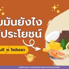 กินไขมันยังไง...ให้ได้ประโยชน์