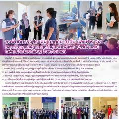 ลงพื้นที่ตรวจประเมิน ควบคุม กำกับ และเฝ้าระวัง       กิจการการดูแลผู้สูงอายุหรือผู้มีภาวะพึ่งพิง (Post Audit)  ในพื้นที่อำเภอหาดใหญ่ จังหวัดสงขลา 