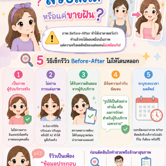 BEFORE- AFTER สวยสั่งได้หรือแค่ขายฝัน?
