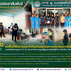 ศบส.12 ลงพื้นที่ติดตามและกำกับมาตรฐานสถานประกอบการเพื่อสุขภาพ กรณีต่อใบอนุญาต (5 ปี) ประเภทกิจการดูแลผู้สูงอายุหรือผู้มีภาวะพึ่งพิง จังหวัดพัทลุง